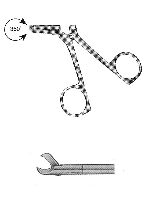 İZOLESİZ MAKAS R MODEL SAPLI ÇAP : 5MM L:43CM